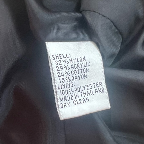 Talbots Champagne Gold and Black Patterned Blazer - Picture 4 of 7